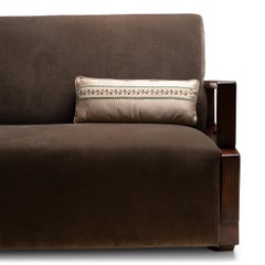 Italian Beaded Rose Throw Pillow