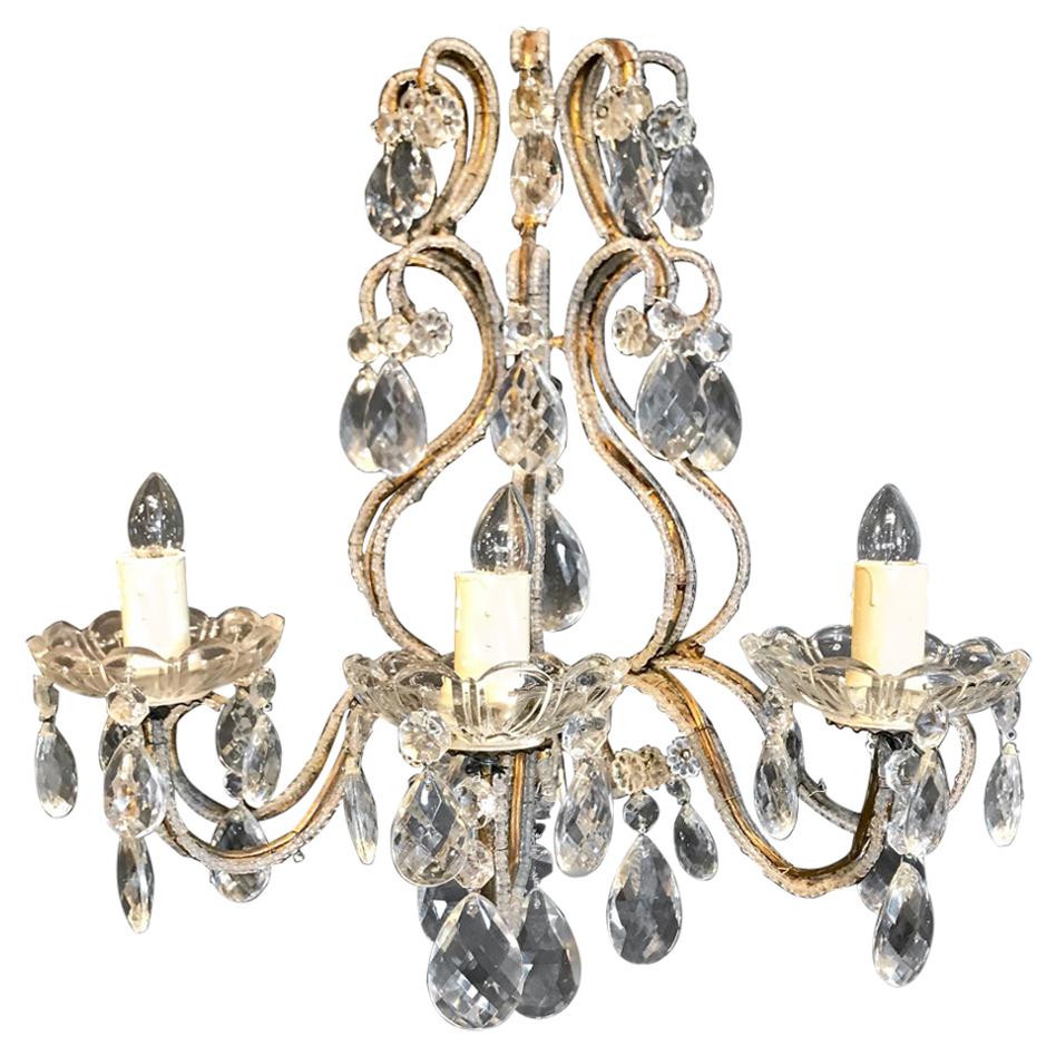 Italian Beaded Sconce