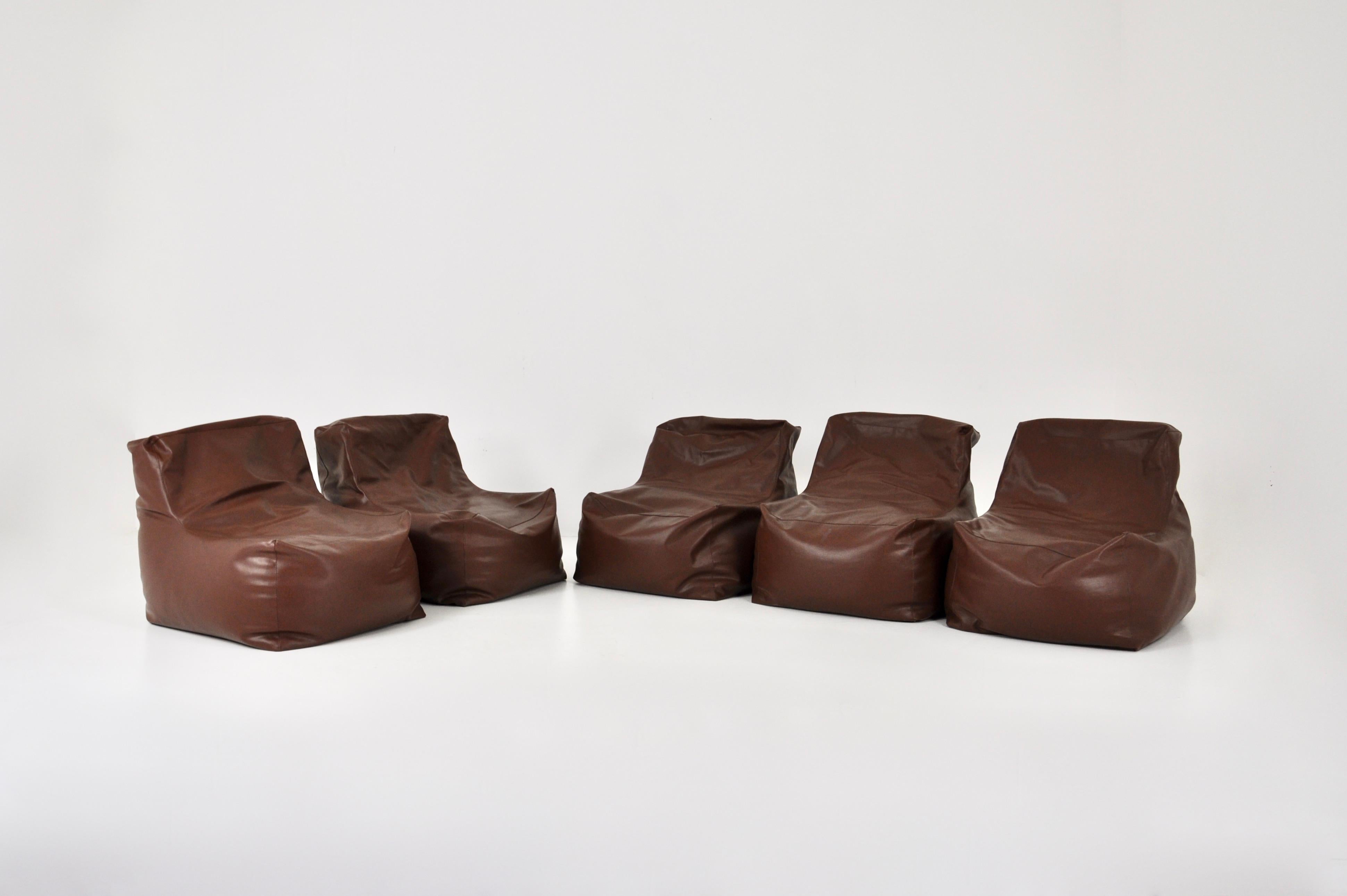 leather bean bag chair