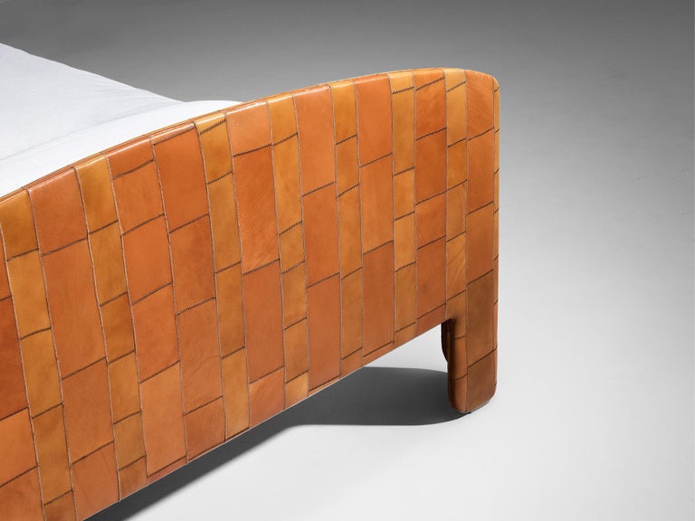 Italian Bedroom Set with KingSize Bed and Nightstands in Patchwork