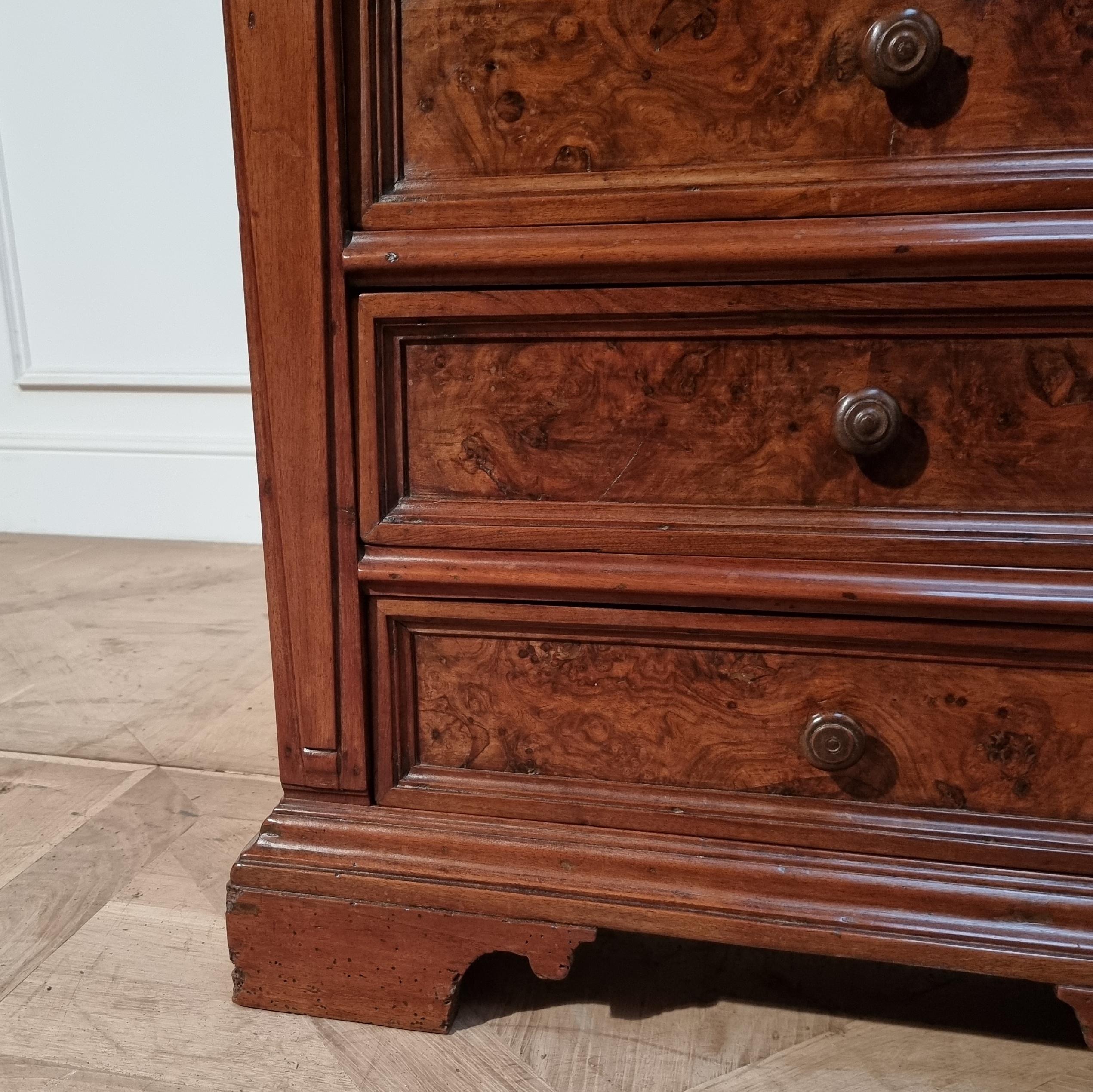 19th Century Italian Bedside Chest of Drawers