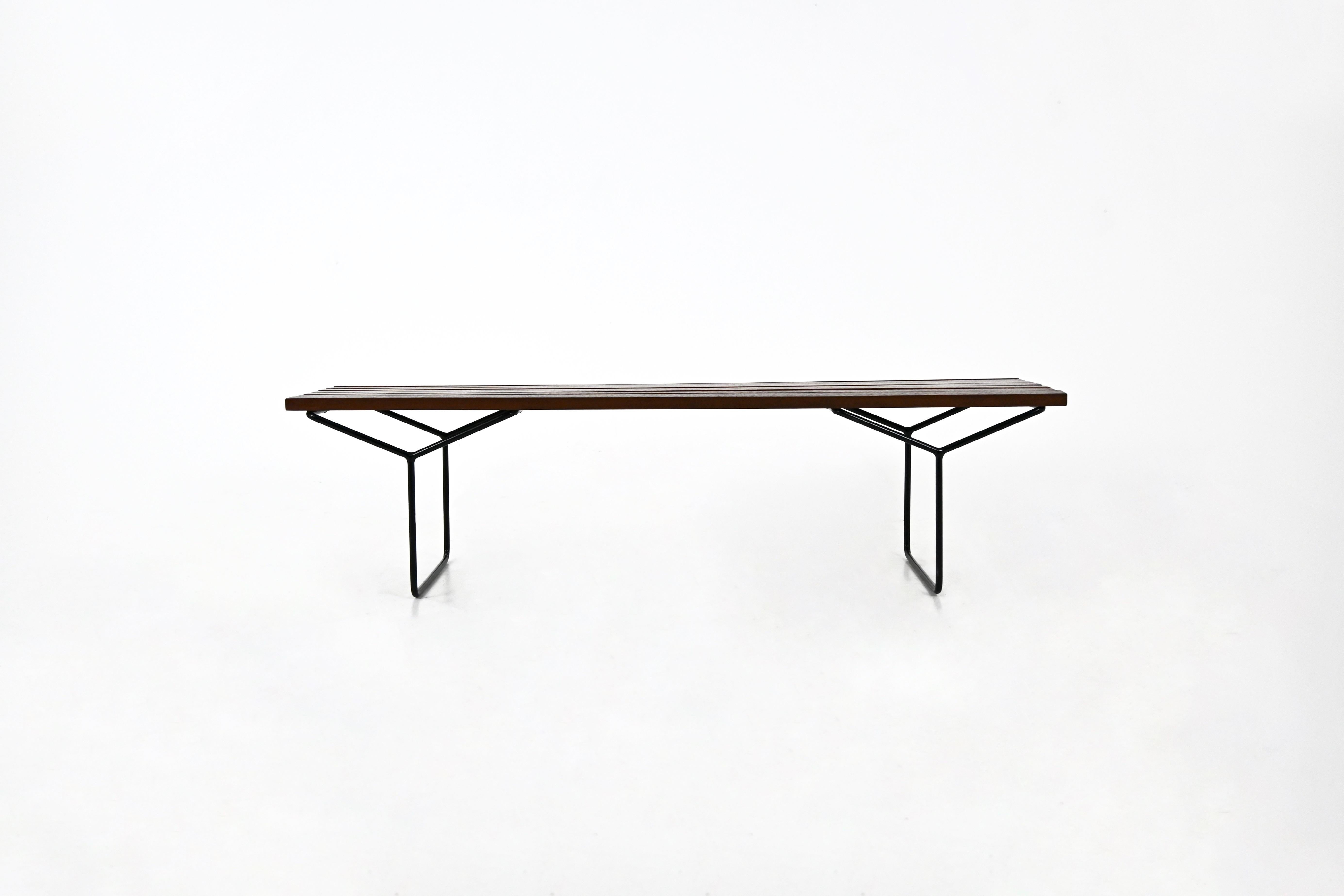 Italian Bench, 1960s In Good Condition For Sale In bruxelles, BE