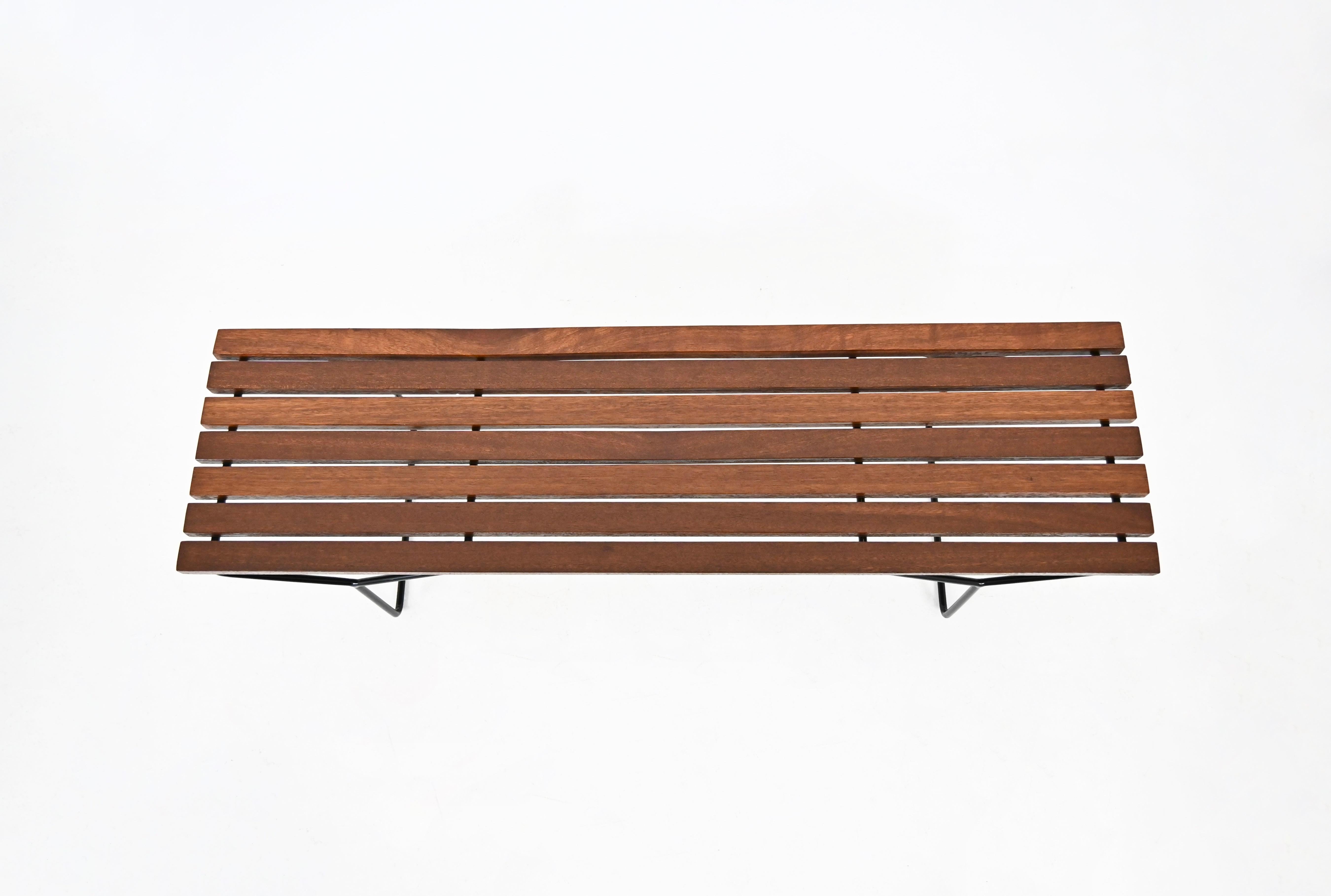 Mid-20th Century Italian Bench, 1960s For Sale