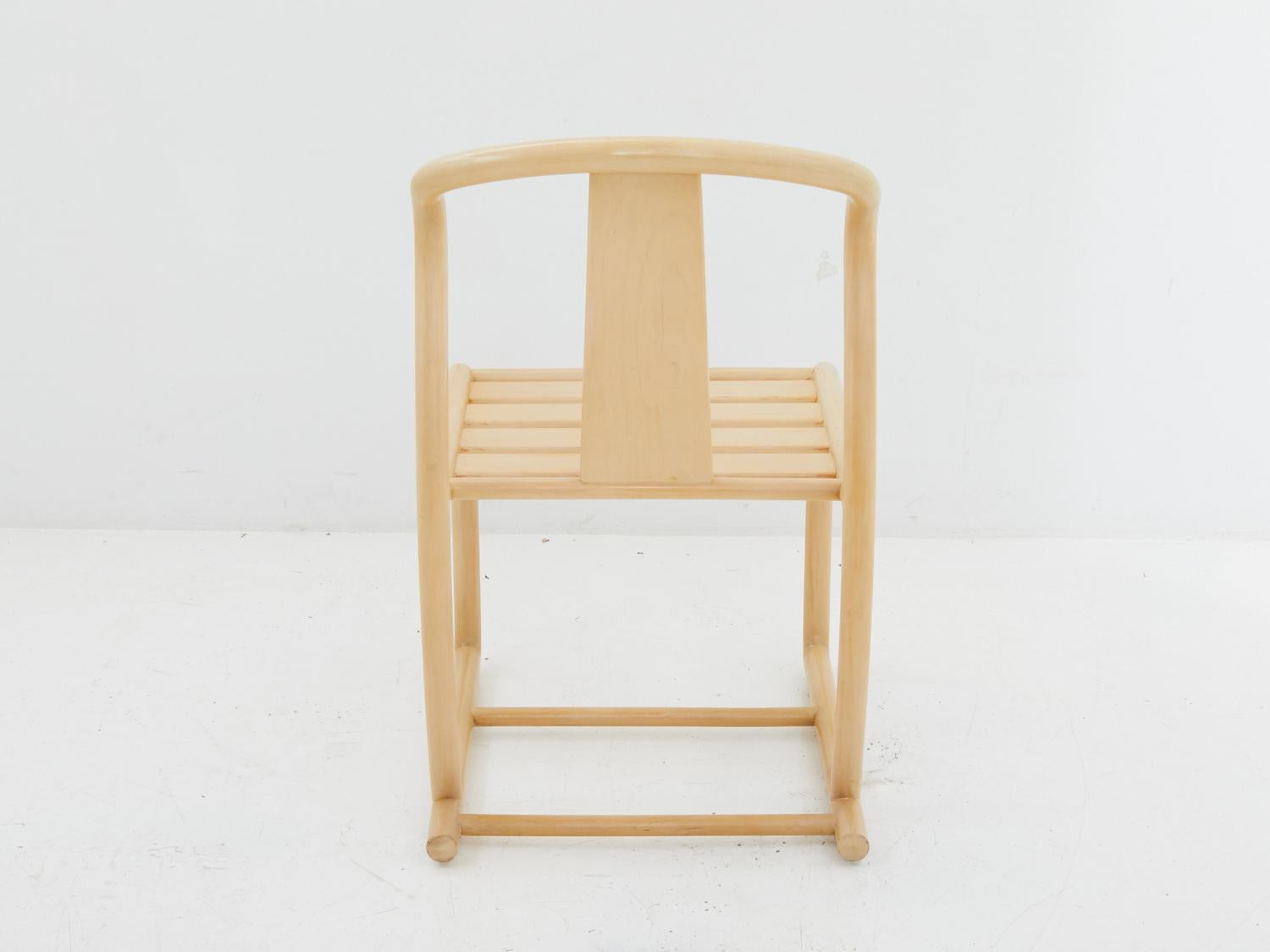Mid-Century Modern Italian Bentwood Chair by Tecnosedia, 1980s
