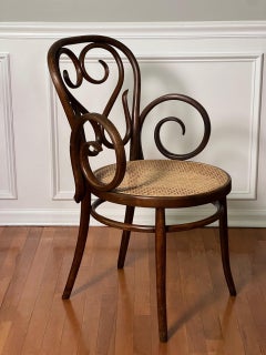 Italian Bentwood Thonet "Cafe Daum" Style Armchair by Salvatore Leone, 1960s