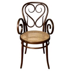 Italian Bentwood Thonet "Cafe Daum" Style Armchair by Salvatore Leone, 1960s