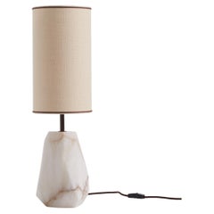 Italian Bespoke Alabaster Table lamp "Monolite"