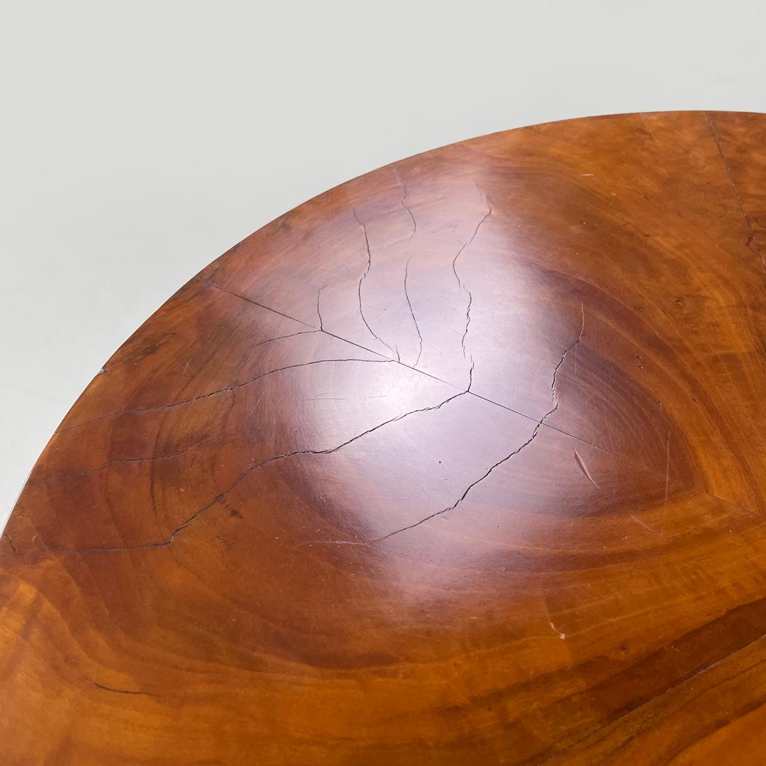 Italienische runde Holzsockel oder -säulen im Biedermeier-Stil, frühe 1800er Jahre im Angebot 6