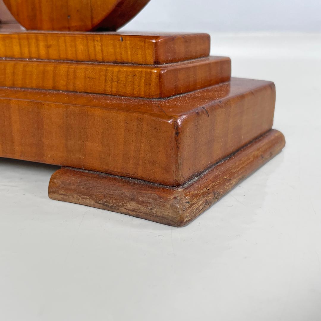 Italienische runde Holzsockel oder -säulen im Biedermeier-Stil, frühe 1800er Jahre im Angebot 14