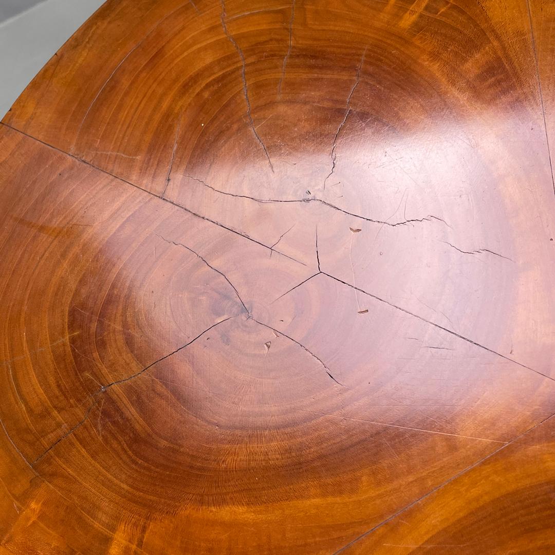 Italienische runde Holzsockel oder -säulen im Biedermeier-Stil, frühe 1800er Jahre im Angebot 5