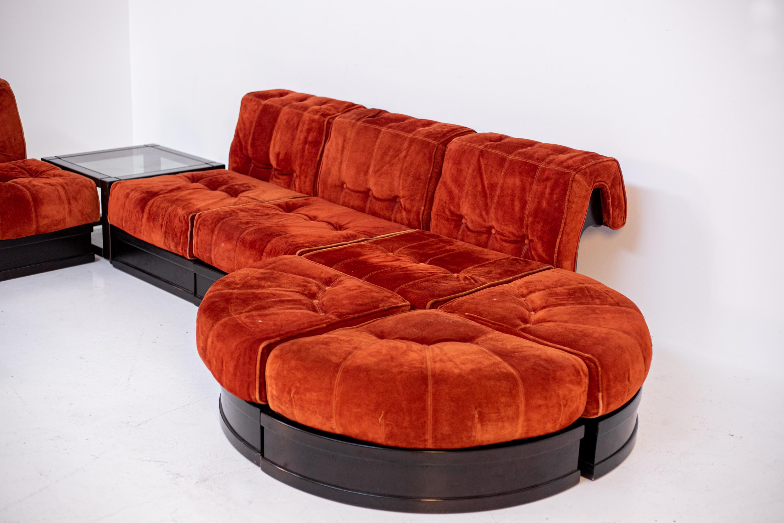 big sofa orange