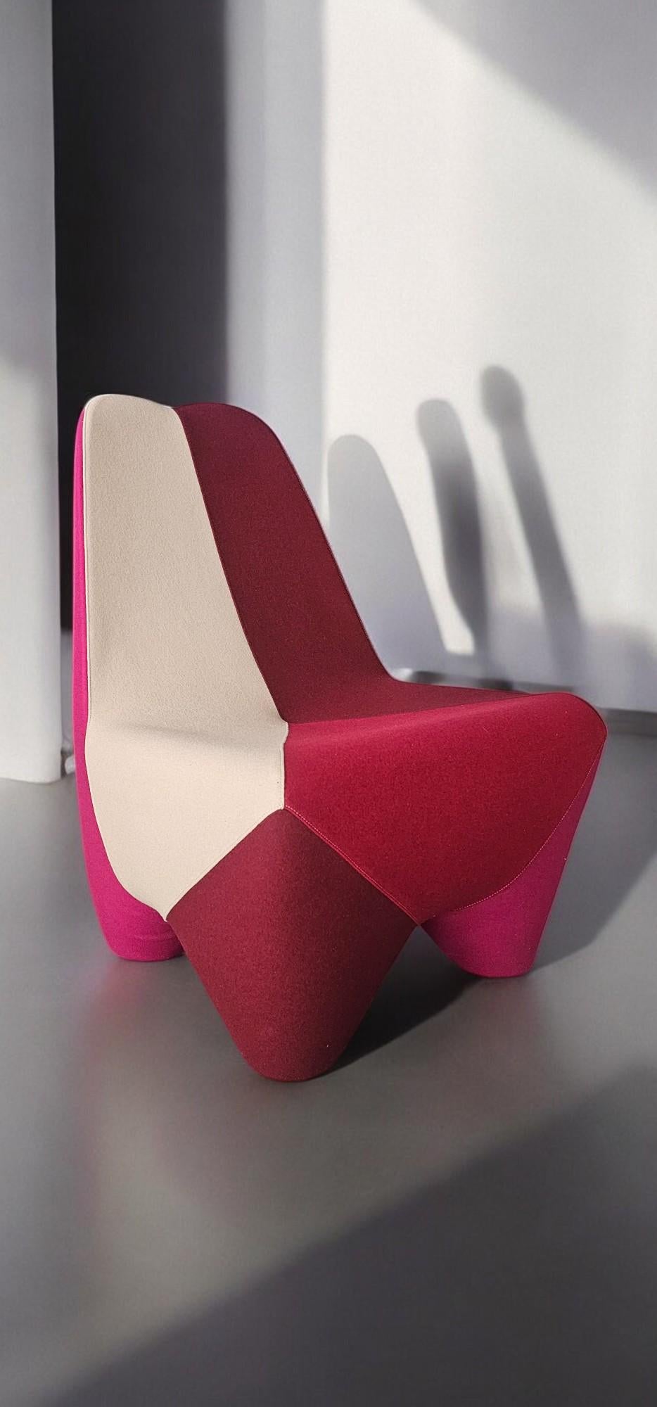 Italian Binta four Armchairs designed by Philippe Bestenheider for Moroso, 2010 For Sale 6