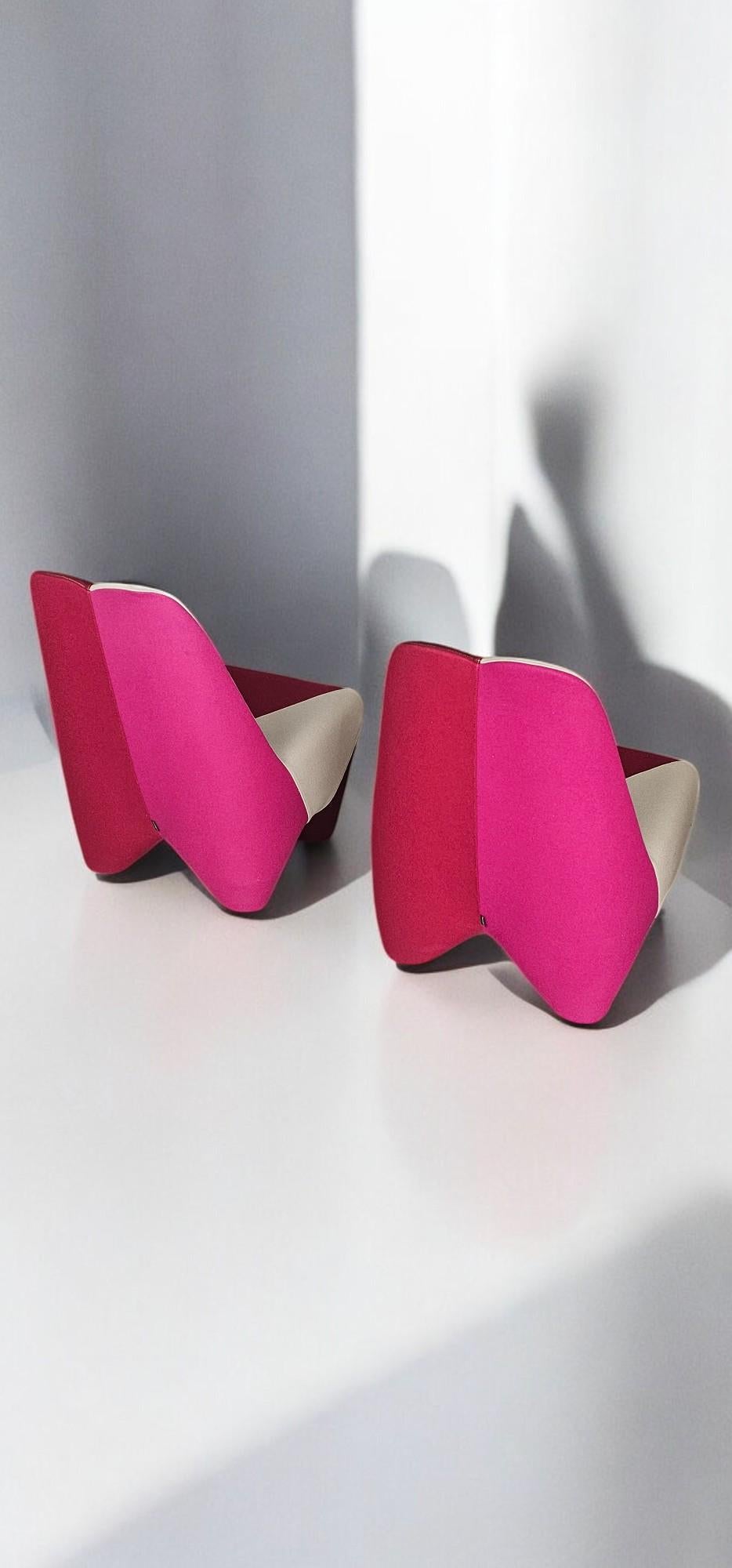 Italian Binta four Armchairs designed by Philippe Bestenheider for Moroso, 2010 For Sale 3