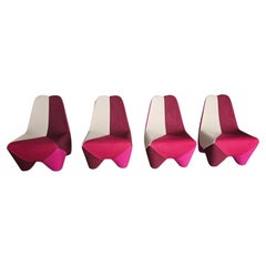 Italian Binta four Armchairs designed by Philippe Bestenheider for Moroso, 2010