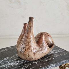 Escultura italiana de cerámica biomórfica de Mario Giani (Clizia), 1966