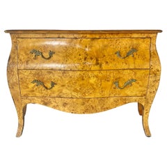 Italian Birdseye Maple Bombe Chest