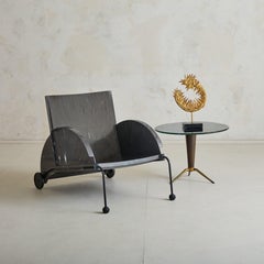 Butaca italiana negra "4814" de Anna Castelli Ferrieri para Kartell, 1988