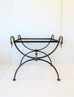 Italian Black and Gold Bench Frame
