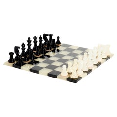 Italian Black and White Chess Set