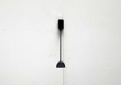 Italian Black Daphinette Classic Wall Lamp by Tommaso Cimini for Lumina, 1980s
