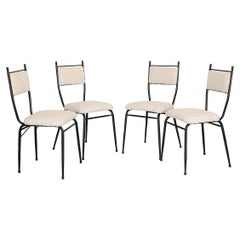 Italian Black Iron Chairs