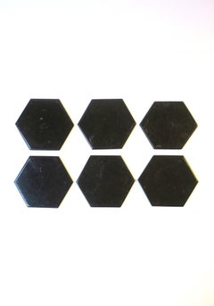 Italian Black Marble Coasters