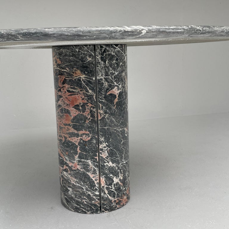 Italian, Black Marble Dining Table For Sale at 1stDibs