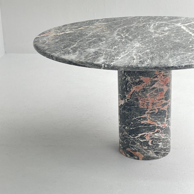 Italian, Black Marble Dining Table For Sale at 1stDibs