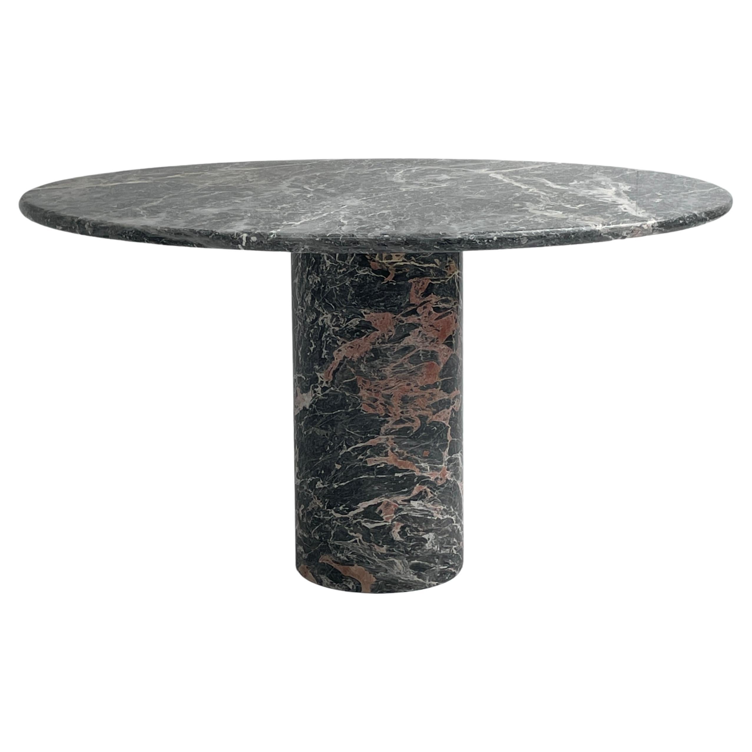 Italian, Black Marble Dining Table