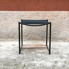 Italian Black Spaghetti Stool by Giandomenico Belotti for Alias, 1979