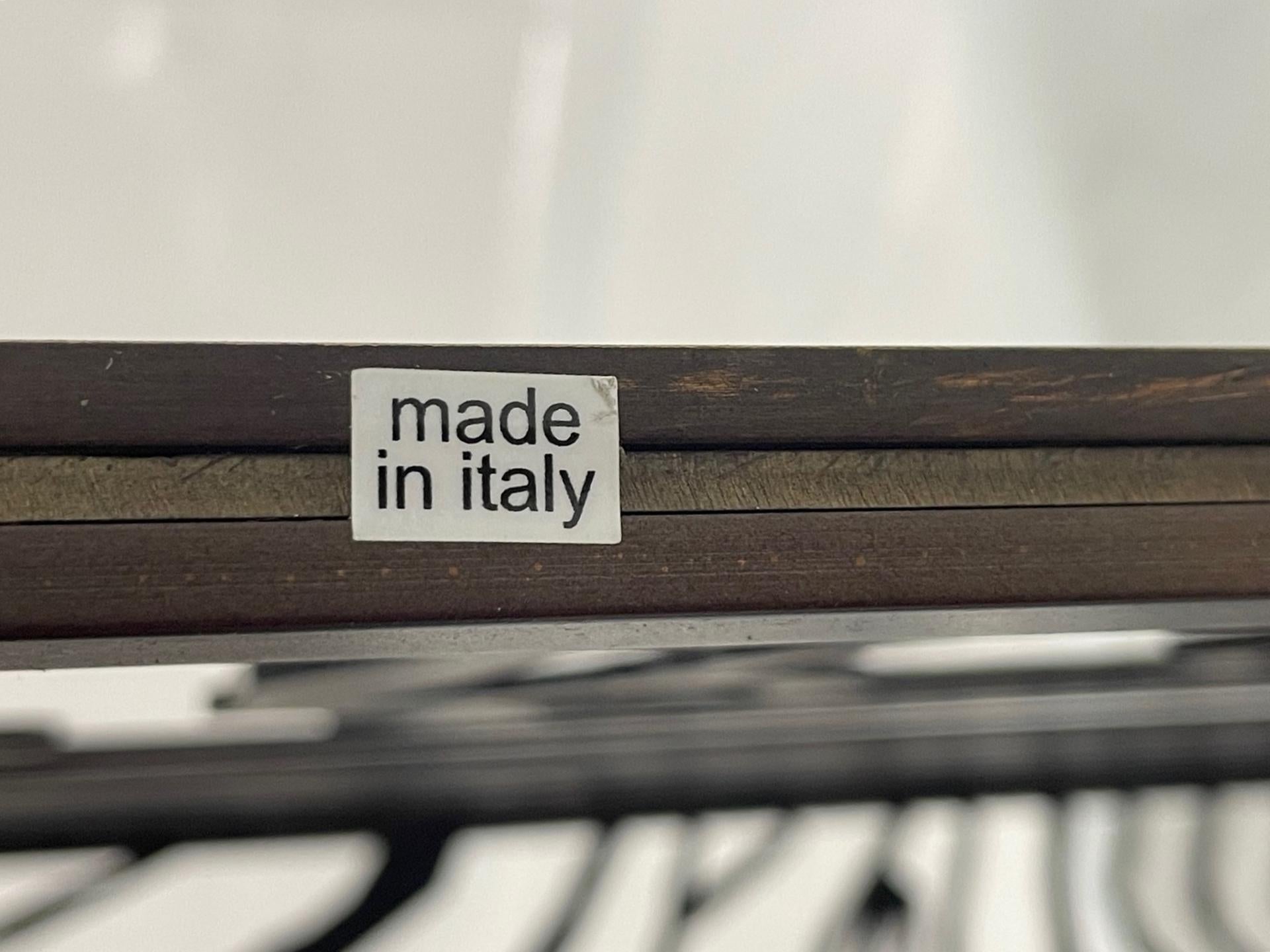 Italienischer Würfeltisch aus geschwärzter Bronze von Jean-Louis Deniot, mit Label im Angebot 13