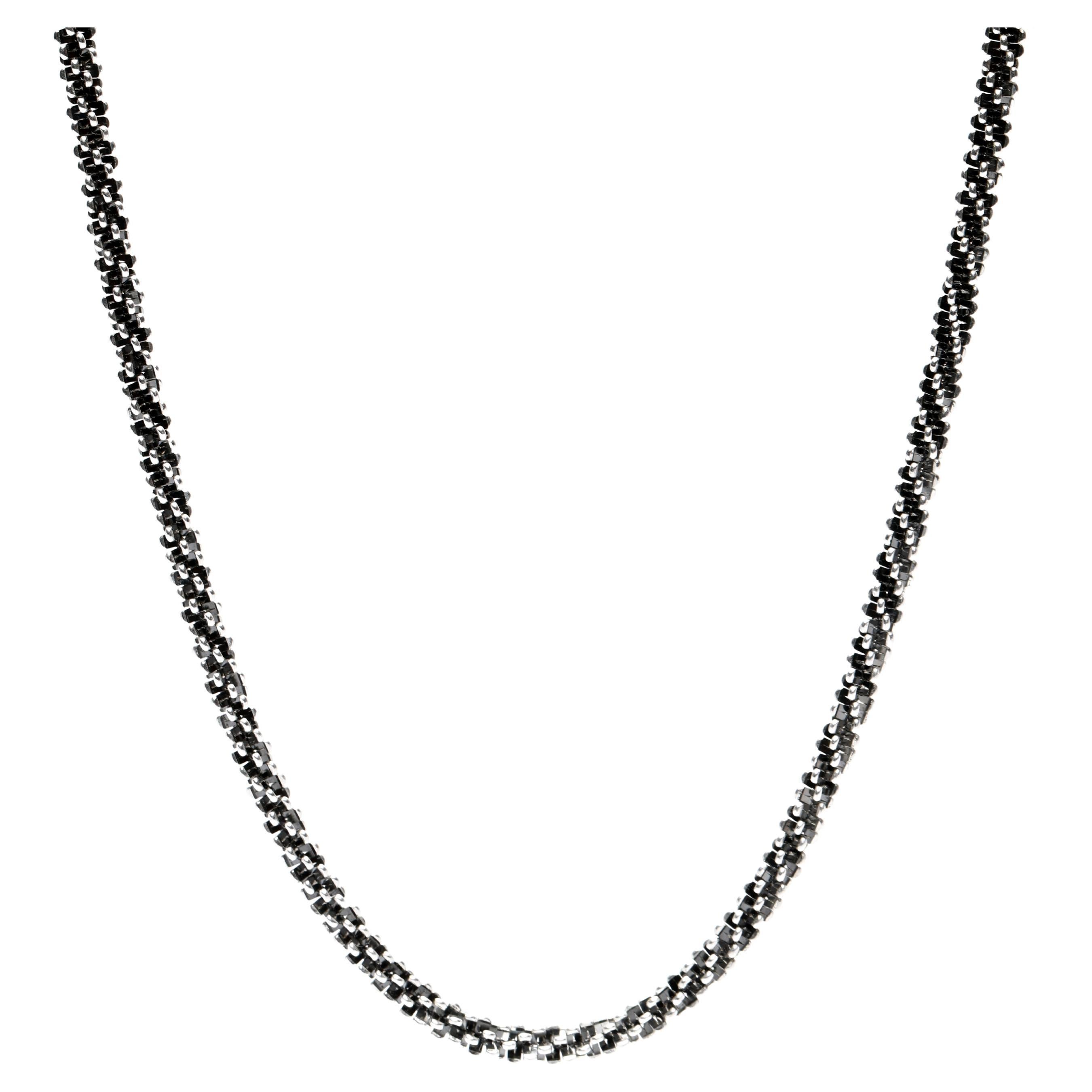 A Significant Sterling Rope Chain at 1stDibs