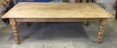 Italian Bleached Cherry Farmhouse Dining Table