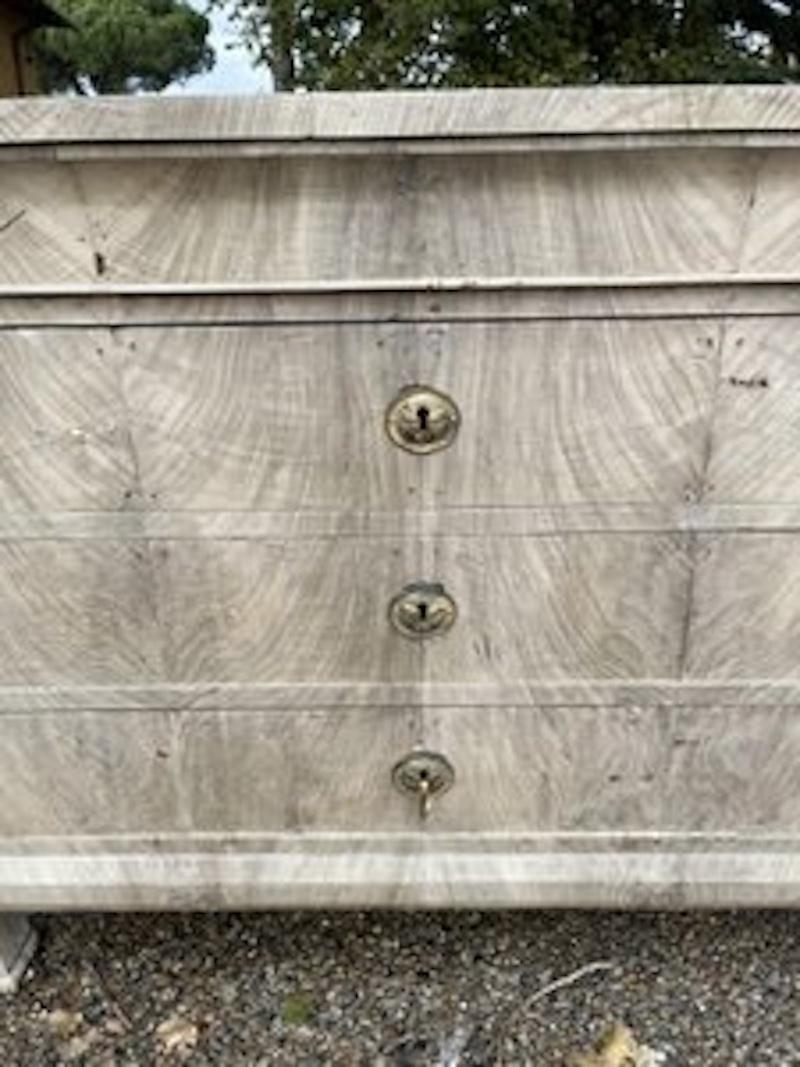Italian Bleached Walnut Carlo X Chest Of Drawers / Dresser 13