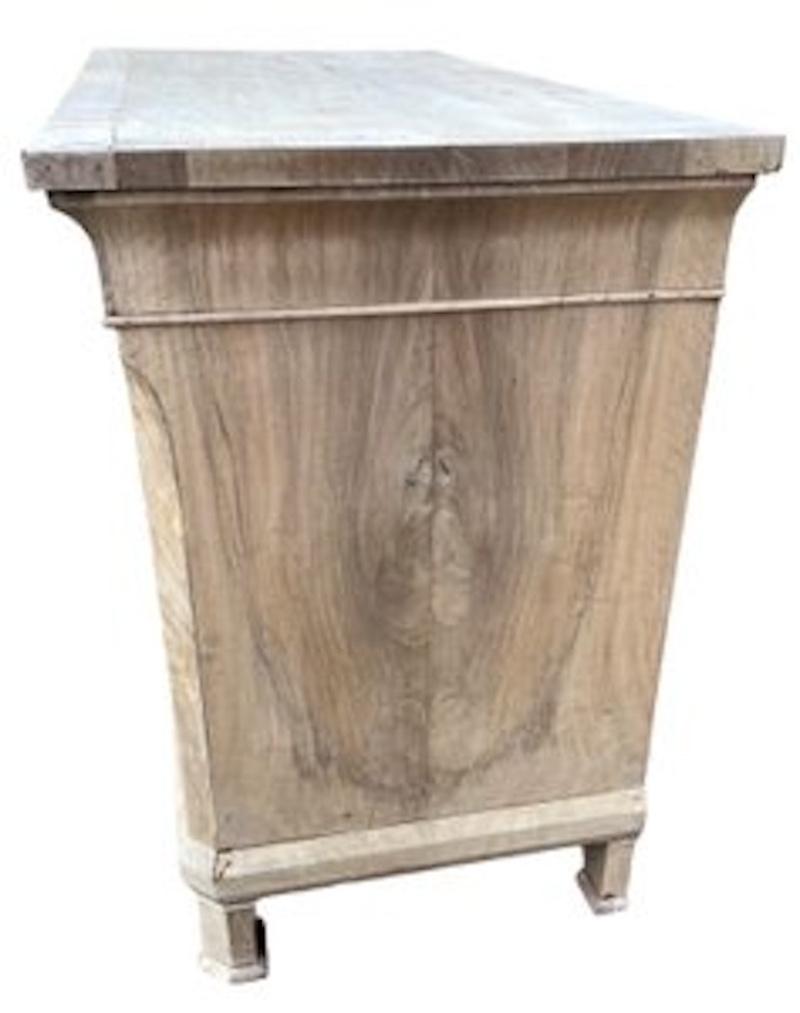 Charles X Italian Bleached Walnut Carlo X Chest Of Drawers / Dresser