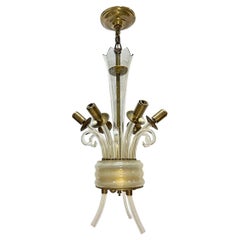 Italian Blown Glass Chandelier