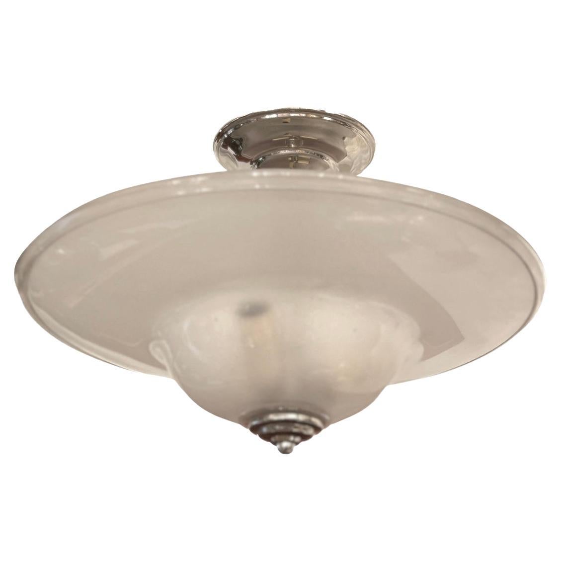 Italian Blown glass light fixture