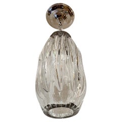 Italian Blown Glass Light Fixture