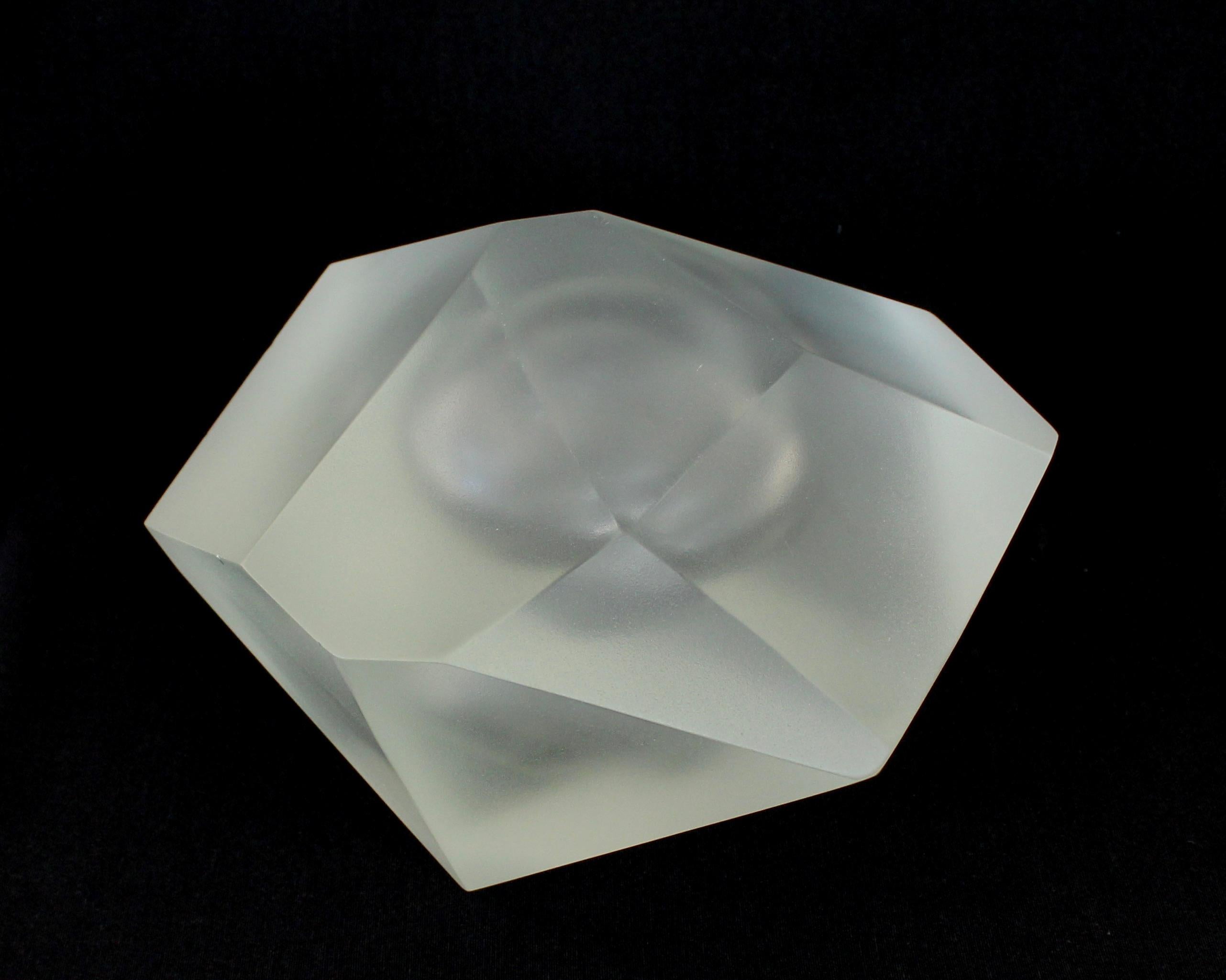 Italian Blown Glass Sculpture by Massimo Micheluzzi, Murano, 2021 For Sale 2