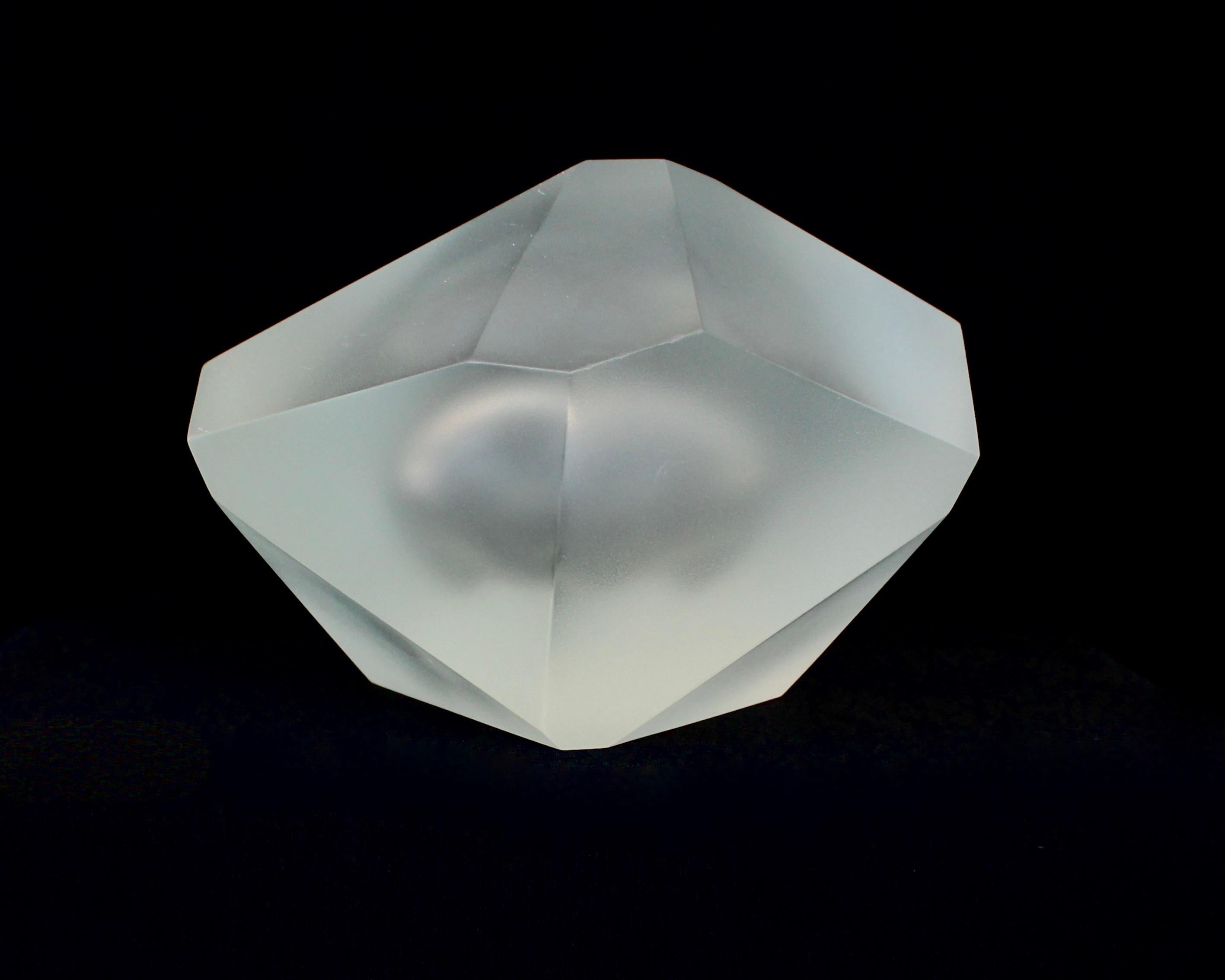 Italian Blown Glass Sculpture by Massimo Micheluzzi, Murano, 2021 For Sale 3