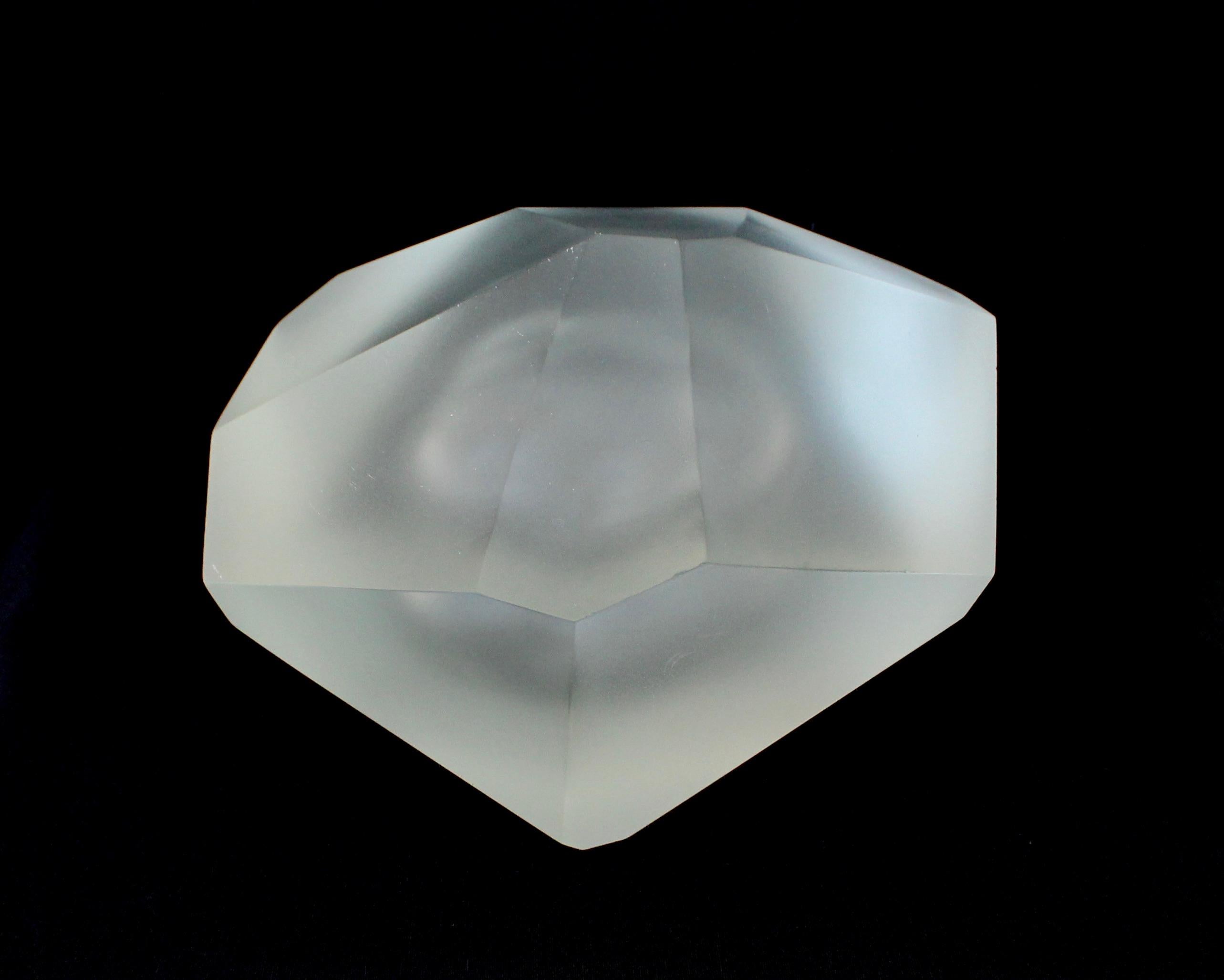 Italienische Skulptur aus mundgeblasenem Glas von Massimo Micheluzzi, Murano, 2021 im Angebot 4