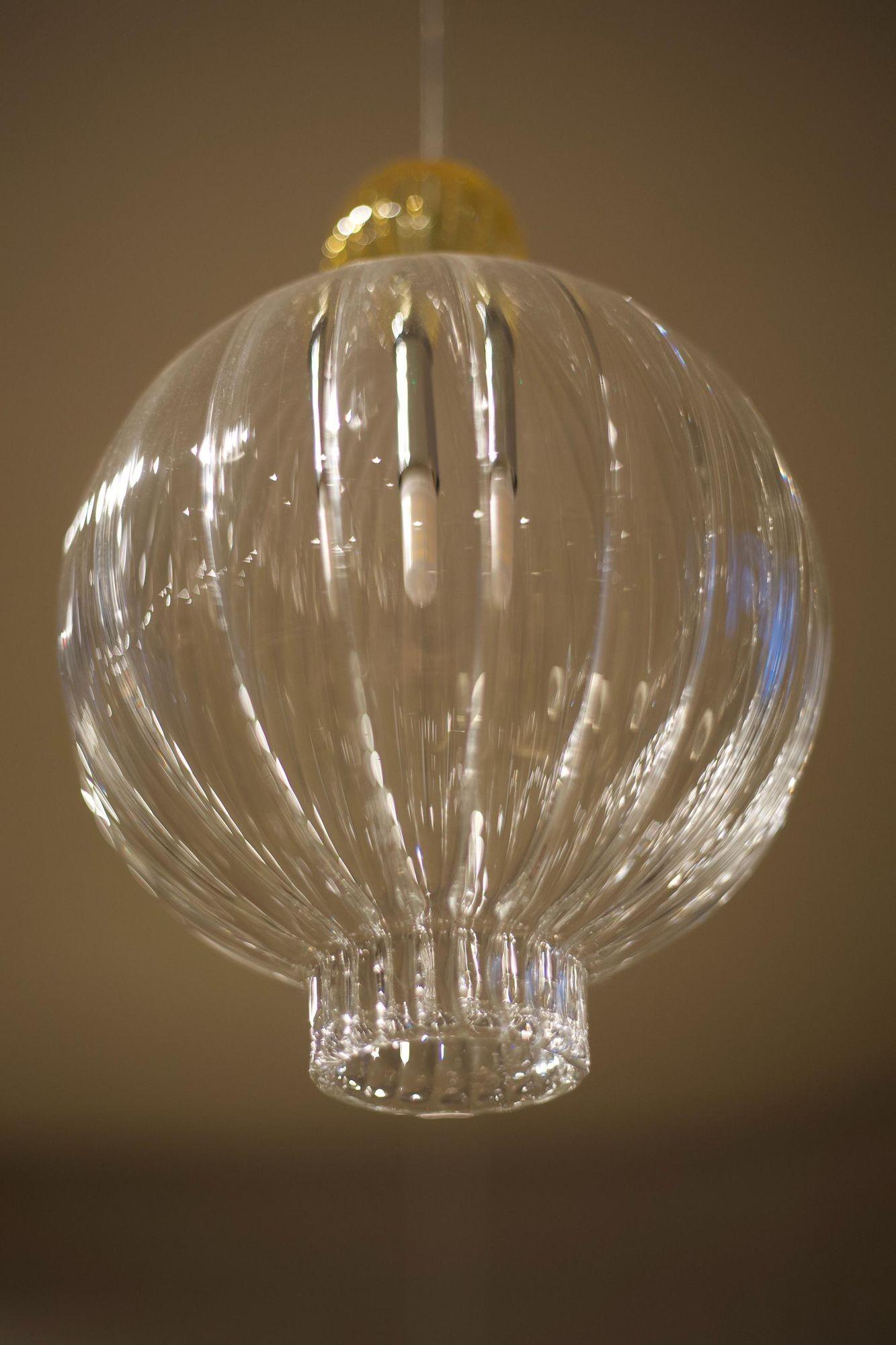 Italian Blown Glass Silhouette Pendant Lights In Excellent Condition In Malton, GB