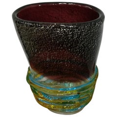 Italian Blown Glass Vase