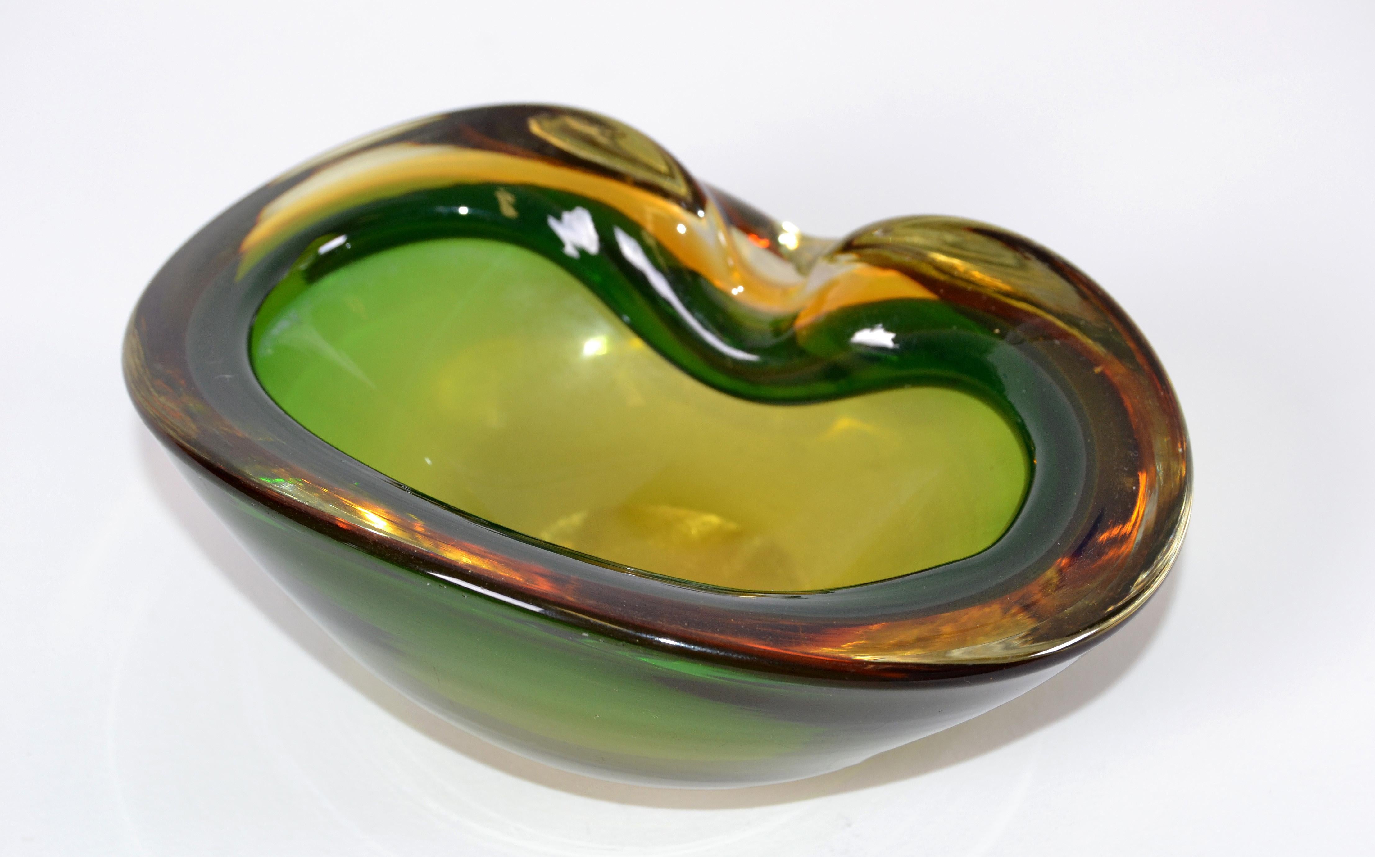 murano glass bowl made in italy