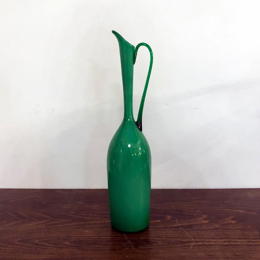 Mid-Century Modern Italian Blown Murano Glass Vase, 1960s