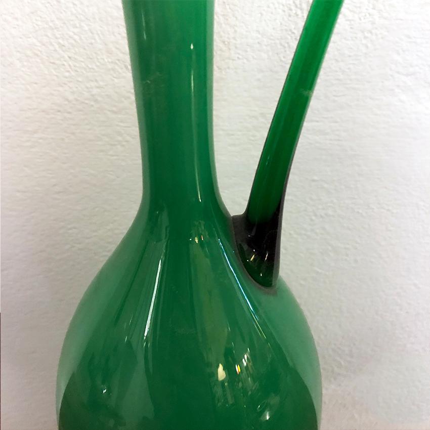 Italian Blown Murano Glass Vase, 1960s 2