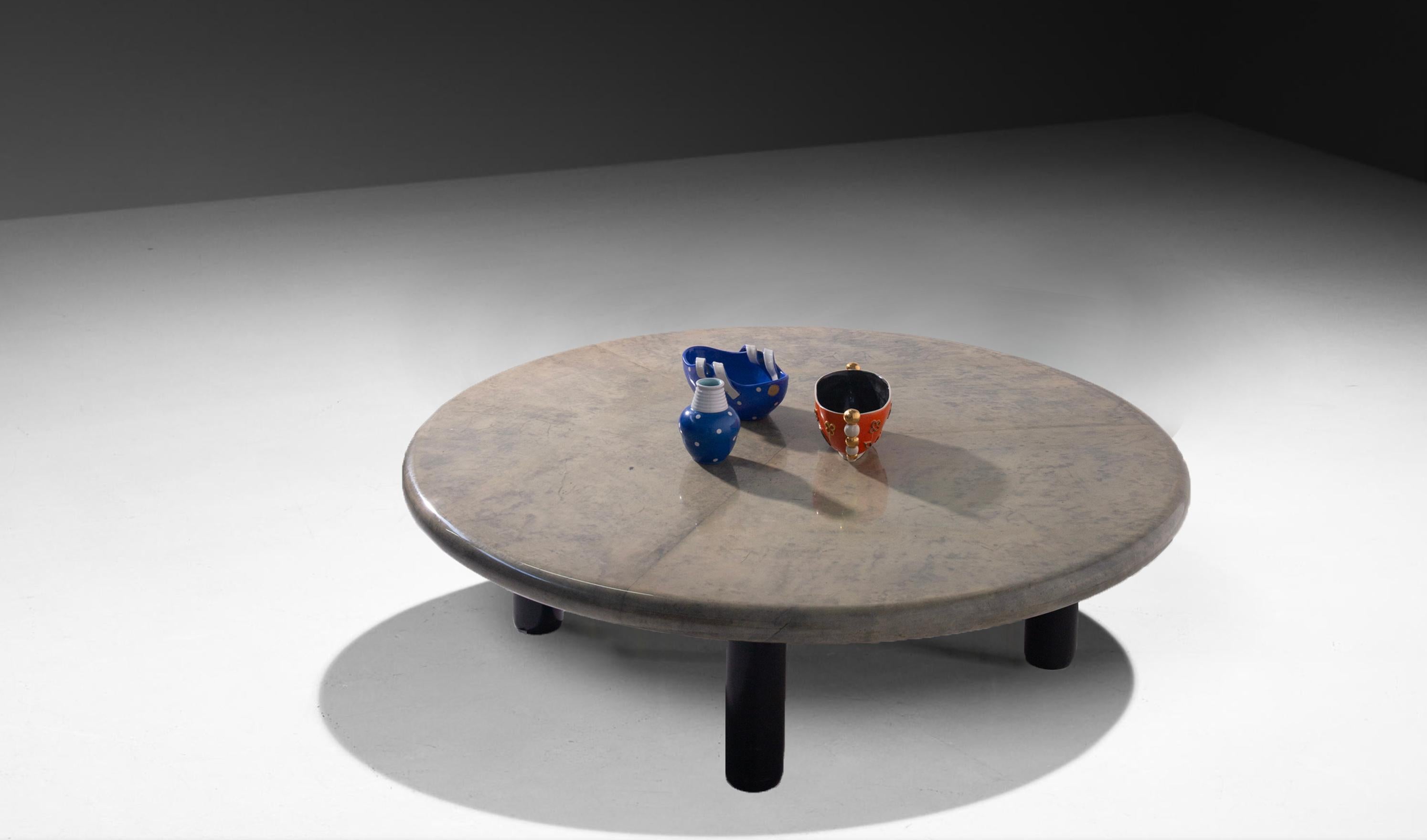 Italian Vase italien en céramique bleue de PUCCI, étiquette originale en vente