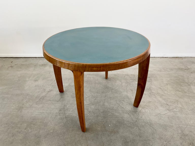 Italian Blue Side Table For Sale 1