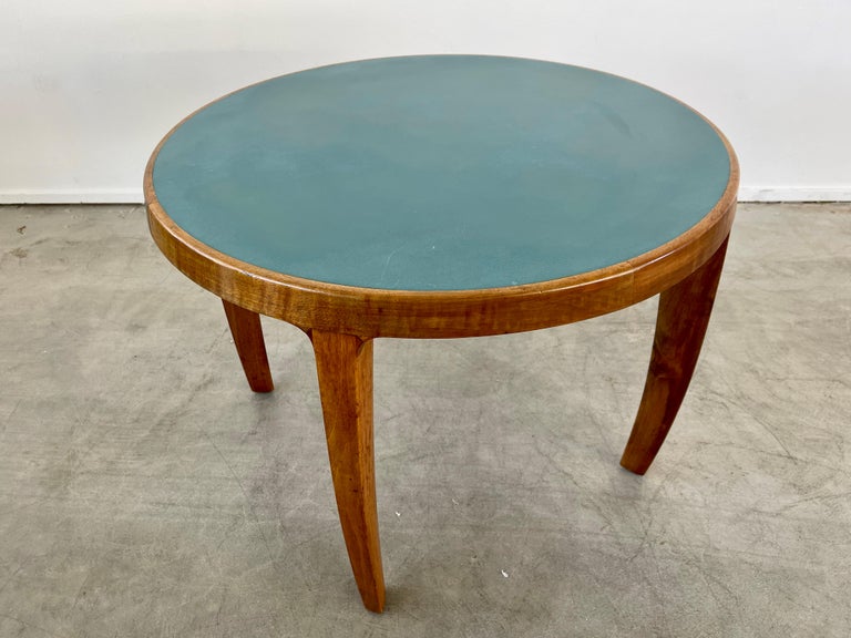 Italian Blue Side Table For Sale 3