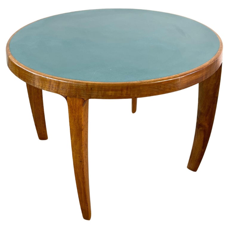 Italian Blue Side Table For Sale